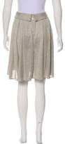 Thumbnail for your product : Louis Vuitton Silk A-Line Skirt w/ Tags