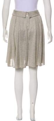 Louis Vuitton Silk A-Line Skirt w/ Tags