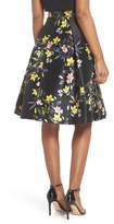 Thumbnail for your product : Eliza J Floral A-Line Skirt