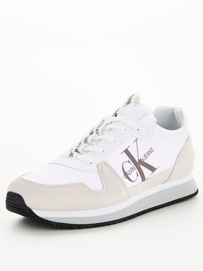 Calvin Klein Jeans White Men's Trainers & Athletic Shoes | Shop the world's  largest collection of fashion | ShopStyle UK