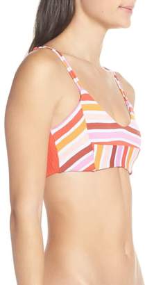 Maaji Stripes & Straps Reversible Bikini Top