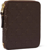 Thumbnail for your product : Comme des Garcons Zip-Around Embossed-Leather Wallet