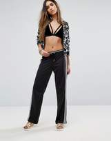 Thumbnail for your product : Juicy Couture Black Label Tricot Fullerton Daisy Jacket With Stripe