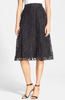 Thumbnail for your product : Milly Fil Coupe A-Line Midi Skirt