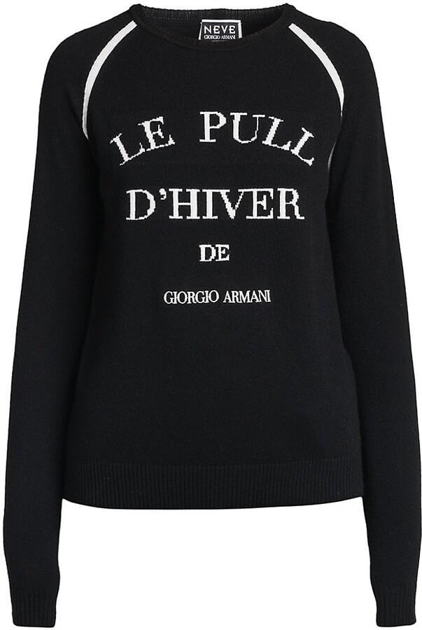 Giorgio Armani Runway Le Pull D'Hiver Cashmere Sweater - ShopStyle