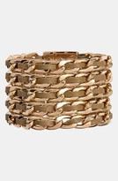 Thumbnail for your product : Cara Leather & Link Bracelet