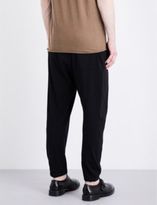 Thumbnail for your product : Isabel Benenato Coulisse wool-blend trousers