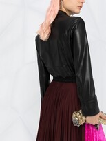 Thumbnail for your product : Marine Serre Color-Block Asymmetric Pleated Skirt