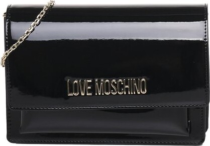 Love Moschino Logo-Lettering Chain-Linked Crossbody Bag - ShopStyle