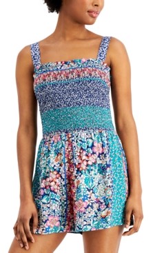 turquoise floral jumpsuit