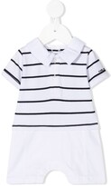 Thumbnail for your product : Karl Lagerfeld Paris Striped Polo Romper