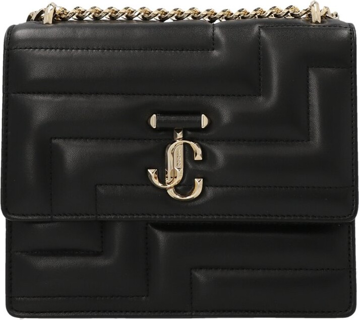 Jimmy Choo Logo Detailed Quilted Shoulder Bag ShopStyle