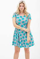 Thumbnail for your product : Forever 21 FOREVER 21+ Spotted Fit & Flare Dress