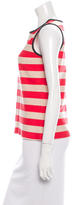 Thumbnail for your product : Derek Lam 10 Crosby Striped Sleeveless Top