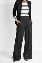 Thumbnail for your product : Diane von Furstenberg Printed Wide-Leg Pants with Silk