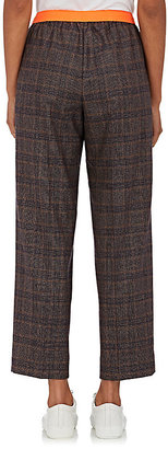 Kolor Women's Checked Wool-Blend Flannel Pants