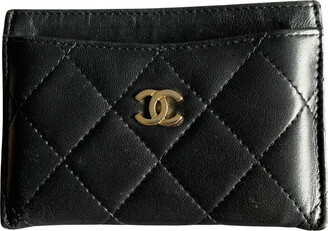Timeless/classique leather card wallet Chanel Black in Leather - 34310800