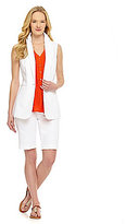 Thumbnail for your product : Chaus Solid One-Button Vest
