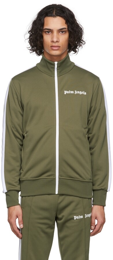 Palm Angels Khaki Classic Track Jacket - ShopStyle