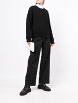 Thumbnail for your product : Yohji Yamamoto Cable-Knit Wool Jumper