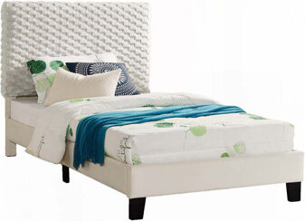 Ebern Designs Plush 3D Upholstered Platform Bed