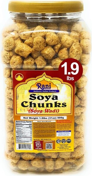 Rani Brand Authentic Indian Foods SoyaChunks(HighProtien)-31oz(1.9lbs)900g-RaniBrandAuthenticIndianProducts