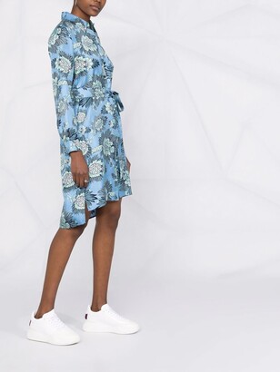 Diane von Furstenberg Floral-Print Shirt Dress