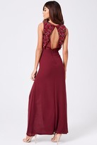 Thumbnail for your product : Little Mistress Penny Open Back Hand Embellished Maxi Dress