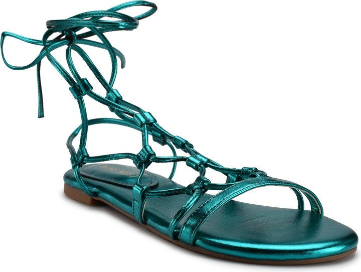 Nine West Women's Blue Sandals | ShopStyle