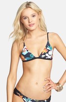 Thumbnail for your product : Rip Curl 'Brightside' Print Triangle Bikini Top (Juniors)