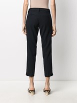 Thumbnail for your product : Fay Cropped Check Pattern Trousers