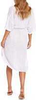 Thumbnail for your product : Vitamin A Playa Button-Front Linen Dress