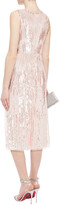 Thumbnail for your product : Jenny Packham Evia Embellished Tulle Midi Dress