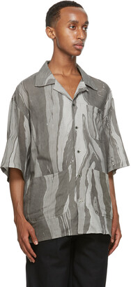 Nicholas Daley Grey Aloha Short Sleeve Shirt