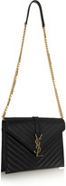 Thumbnail for your product : Saint Laurent Monogramme quilted leather shoulder bag