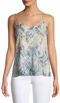 Haute Hippie Reflected Light Silk Cami Top with Open Sides