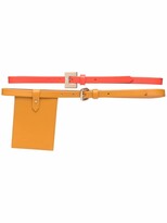 Thumbnail for your product : Erika Cavallini Double-Layered Belt