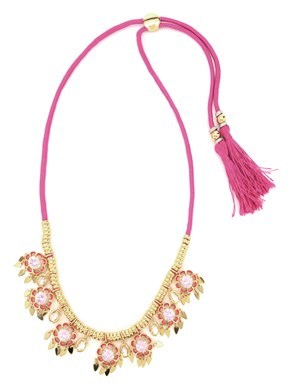 Juicy Couture Outlet - MOROCCAN FLORAL STATEMENT NECKLACE