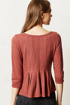 Thumbnail for your product : Anthropologie Pleated Peplum Pullover