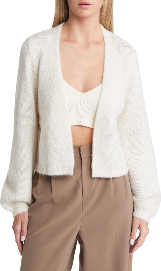 Fuzzy Open Cardigan | Shop The Largest Collection | ShopStyle