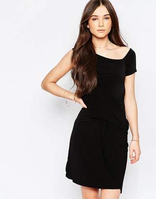 Wal G Dress With Drape Front