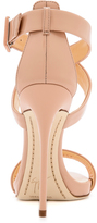Thumbnail for your product : Giuseppe Zanotti Crisscross Patent Sandals