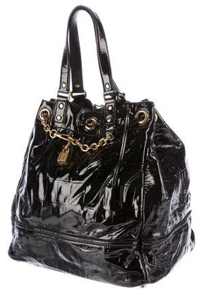 Saint Laurent Patent Leather Faubourg Tote