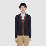 Thumbnail for your product : Gucci Wool knit cardigan