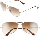 Thumbnail for your product : Ray-Ban New Classic Aviator 59mm Sunglasses