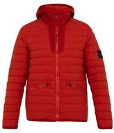 Thumbnail for your product : Stone Island Quilted Down Filled Hooded Coat - Mens - Burgundy