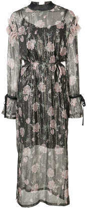 Mother of Pearl Rosemary metallic dress - women - Silk/Lurex/Polyester - 14