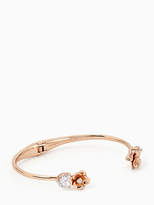 Thumbnail for your product : Kate Spade Shine on flower cluster open hinge bangle