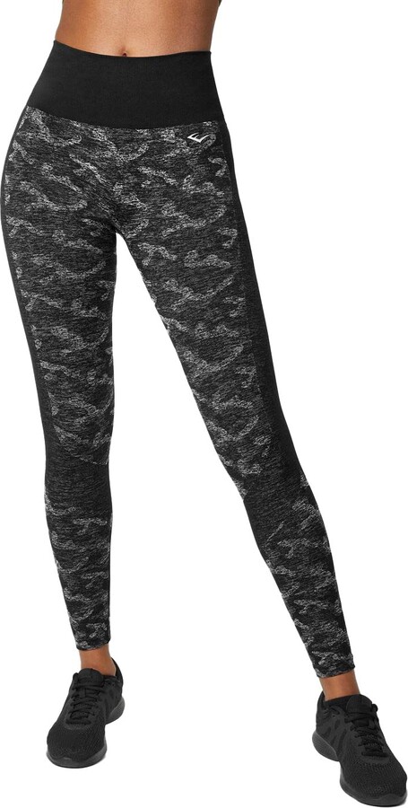 Everlast Womens Seamless Camo Leggings Yoga Pants Black 10 (S) - ShopStyle  Trousers
