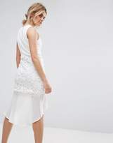 Thumbnail for your product : boohoo Crochet Lace Fish Tail Dress